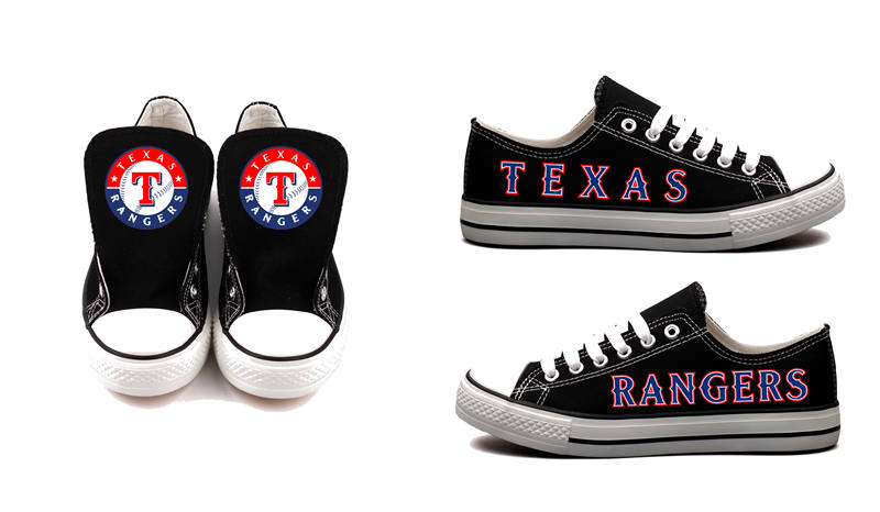Women's Texas Rangers Repeat Print Low Top Sneakers 002